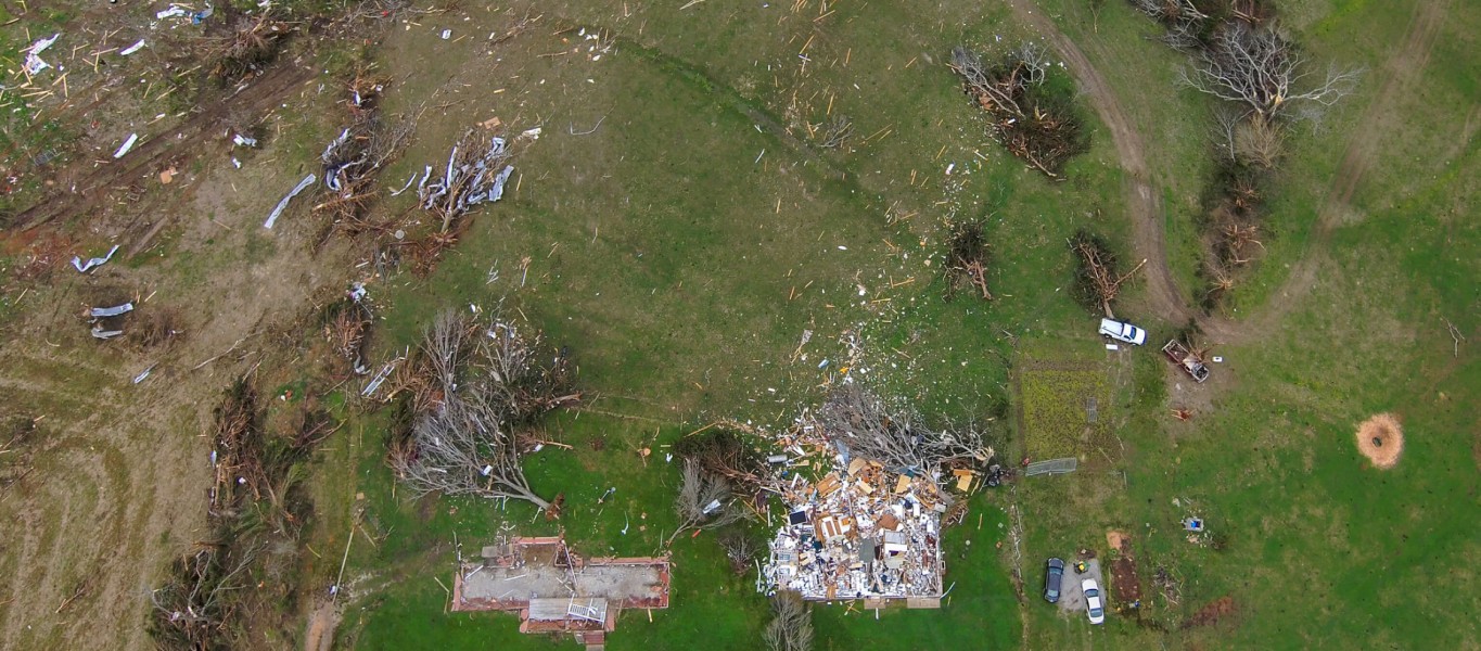 PHOTO-Tornado damage captured by uncrewed aircraft-Sawyerville-AL-27March2021-NOAA Research-landscape